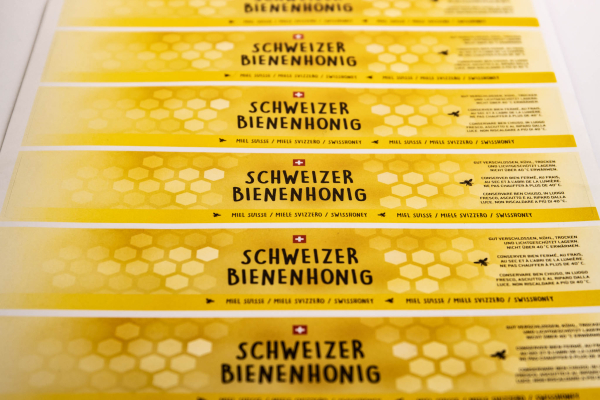 Etikette, A4, Neu gelb 1 Bogen à 6 Stk.